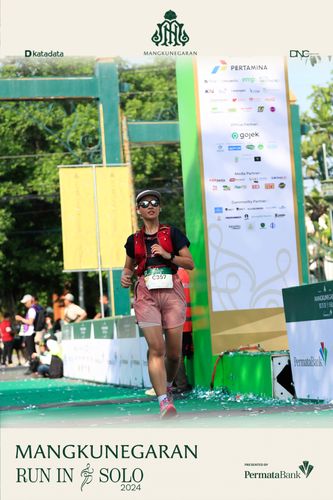 Race photo from Mangkunegaran Run 2024