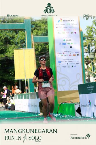 Race photo from Mangkunegaran Run 2024