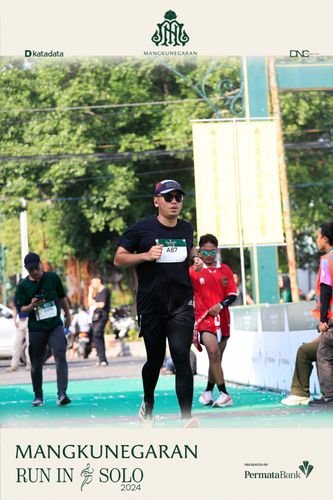 Race photo from Mangkunegaran Run 2024