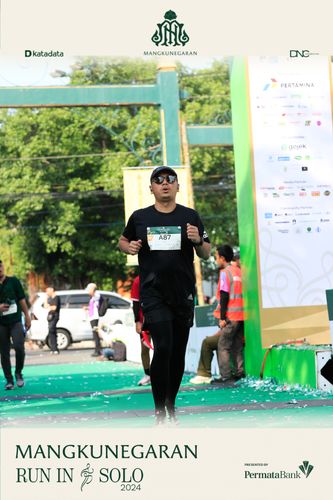 Race photo from Mangkunegaran Run 2024
