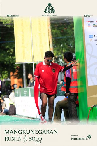 Race photo from Mangkunegaran Run 2024