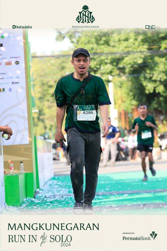 Race photo from Mangkunegaran Run 2024