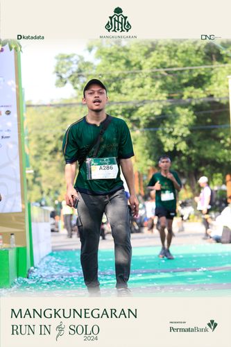 Race photo from Mangkunegaran Run 2024