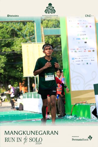 Race photo from Mangkunegaran Run 2024