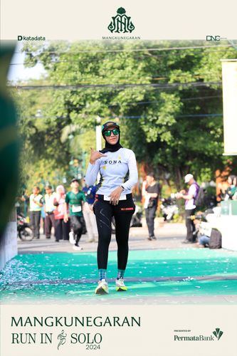 Race photo from Mangkunegaran Run 2024