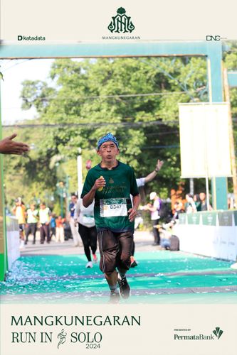 Race photo from Mangkunegaran Run 2024