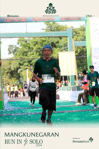 Race photo from Mangkunegaran Run 2024