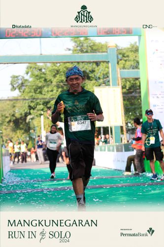 Race photo from Mangkunegaran Run 2024