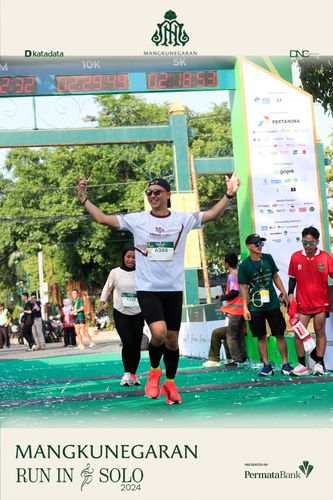 Race photo from Mangkunegaran Run 2024