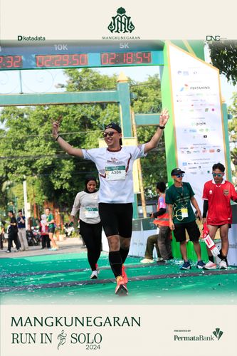 Race photo from Mangkunegaran Run 2024
