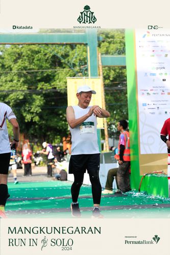 Race photo from Mangkunegaran Run 2024