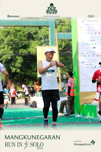 Race photo from Mangkunegaran Run 2024