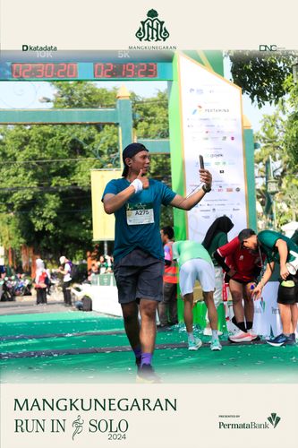 Race photo from Mangkunegaran Run 2024