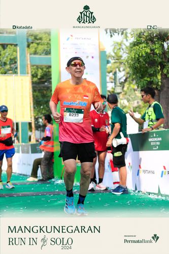 Race photo from Mangkunegaran Run 2024