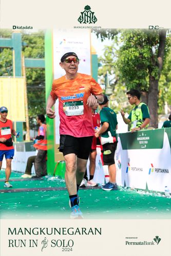 Race photo from Mangkunegaran Run 2024