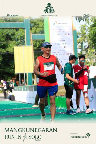 Race photo from Mangkunegaran Run 2024