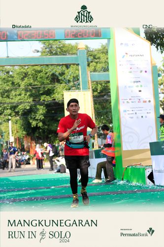 Race photo from Mangkunegaran Run 2024