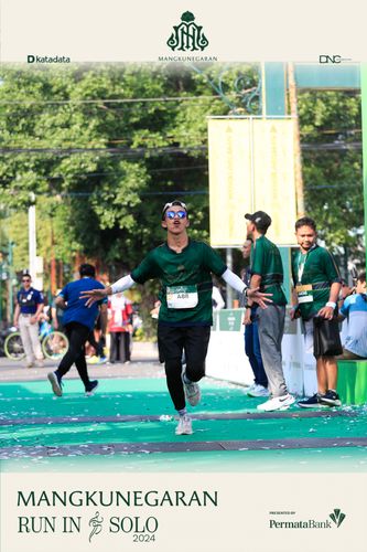 Race photo from Mangkunegaran Run 2024