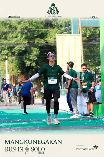 Race photo from Mangkunegaran Run 2024
