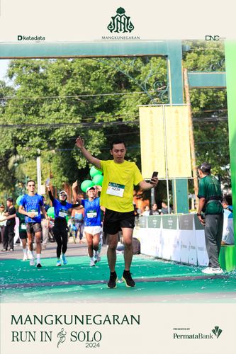 Race photo from Mangkunegaran Run 2024