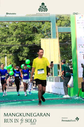 Race photo from Mangkunegaran Run 2024