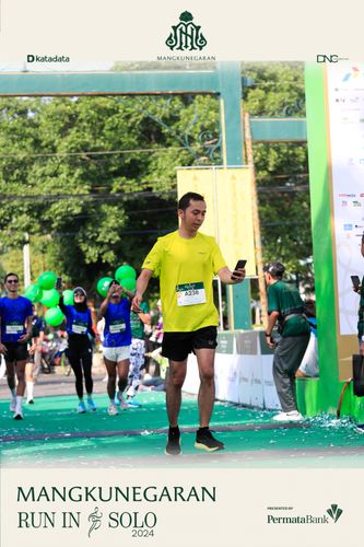 Race photo from Mangkunegaran Run 2024