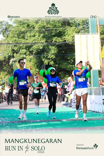 Race photo from Mangkunegaran Run 2024