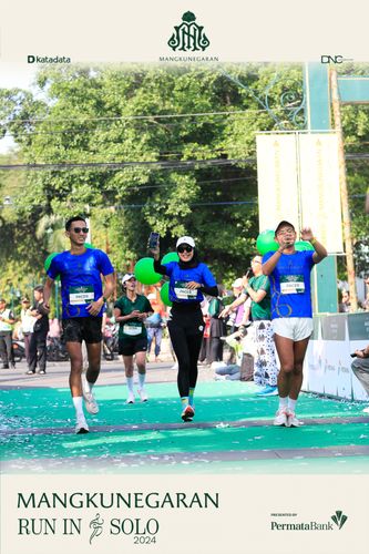 Race photo from Mangkunegaran Run 2024