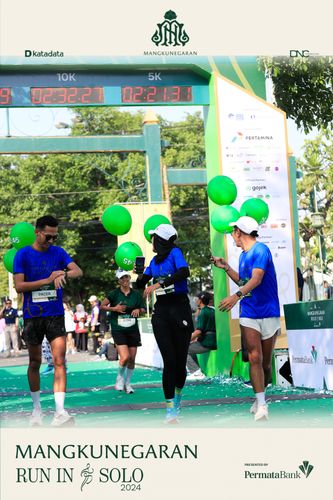 Race photo from Mangkunegaran Run 2024