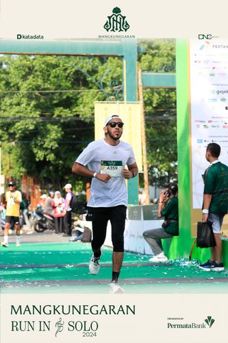 Race photo from Mangkunegaran Run 2024