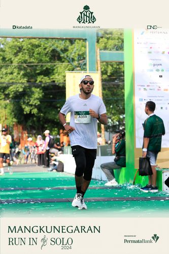 Race photo from Mangkunegaran Run 2024