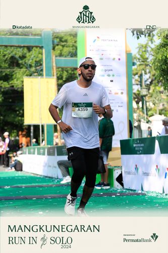 Race photo from Mangkunegaran Run 2024