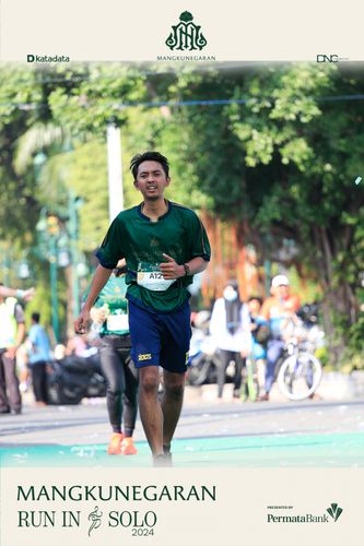 Race photo from Mangkunegaran Run 2024