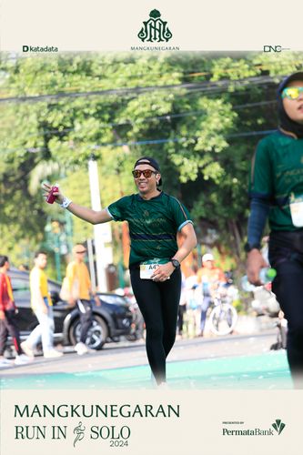 Race photo from Mangkunegaran Run 2024