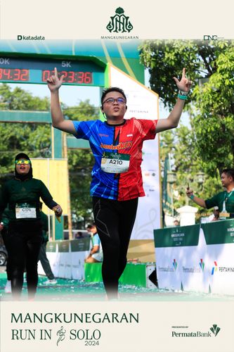 Race photo from Mangkunegaran Run 2024