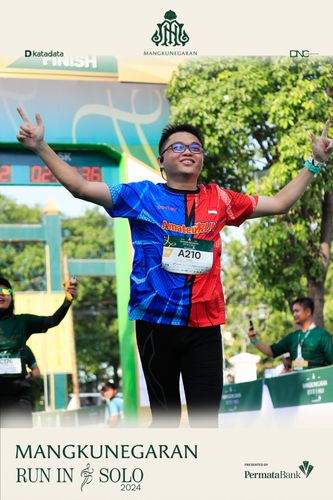 Race photo from Mangkunegaran Run 2024