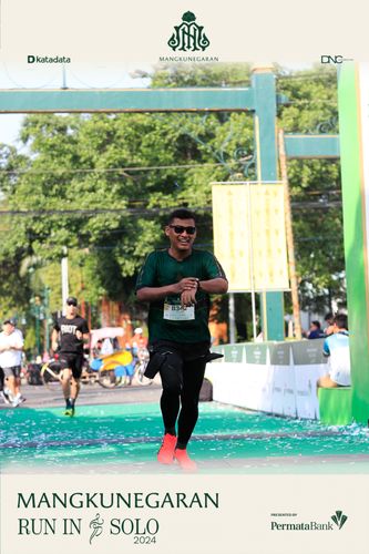 Race photo from Mangkunegaran Run 2024