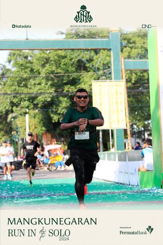 Race photo from Mangkunegaran Run 2024