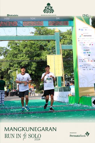 Race photo from Mangkunegaran Run 2024