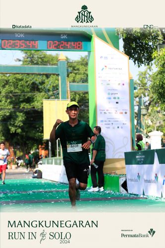 Race photo from Mangkunegaran Run 2024