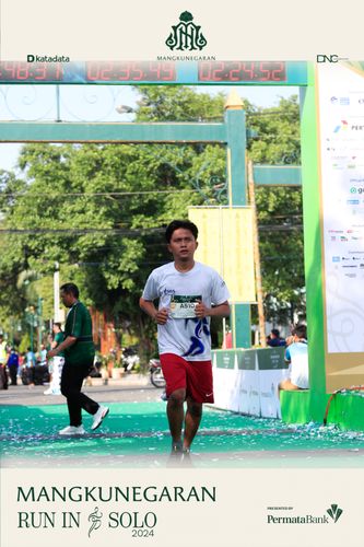 Race photo from Mangkunegaran Run 2024