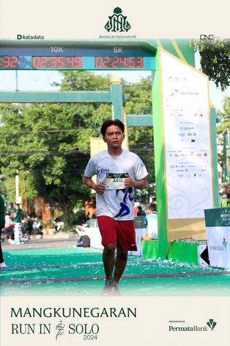 Race photo from Mangkunegaran Run 2024