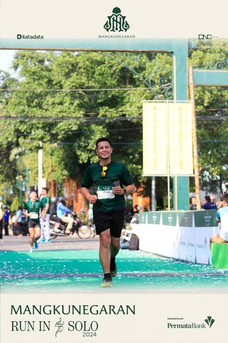 Race photo from Mangkunegaran Run 2024