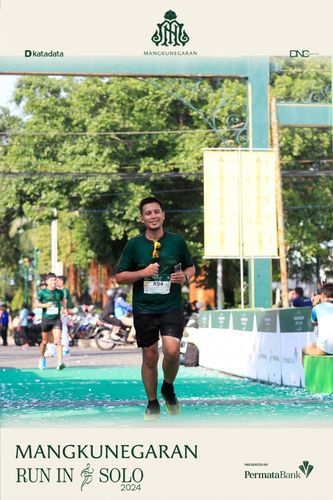 Race photo from Mangkunegaran Run 2024