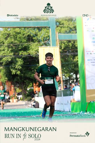 Race photo from Mangkunegaran Run 2024