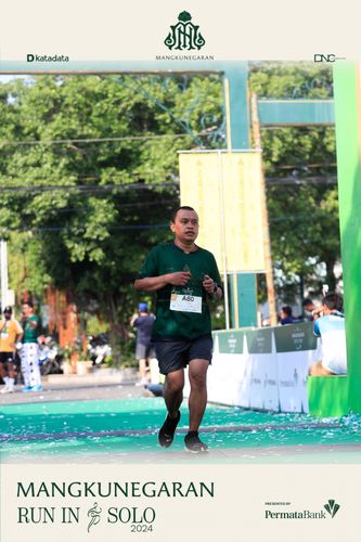 Race photo from Mangkunegaran Run 2024