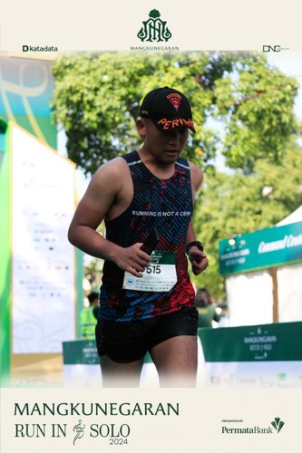 Race photo from Mangkunegaran Run 2024