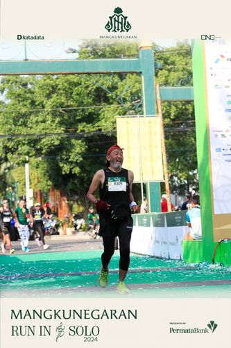 Race photo from Mangkunegaran Run 2024