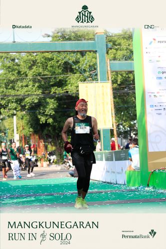 Race photo from Mangkunegaran Run 2024