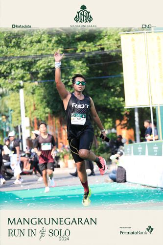 Race photo from Mangkunegaran Run 2024